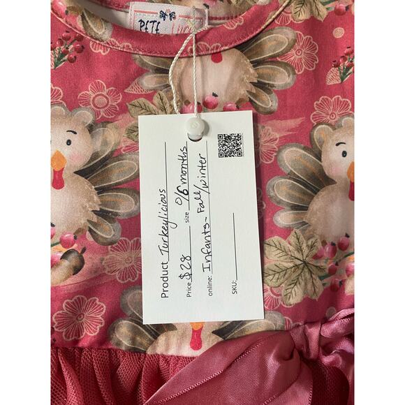 Baby Girls Thanksgiving Dress Outfit - Picture 2 of 4